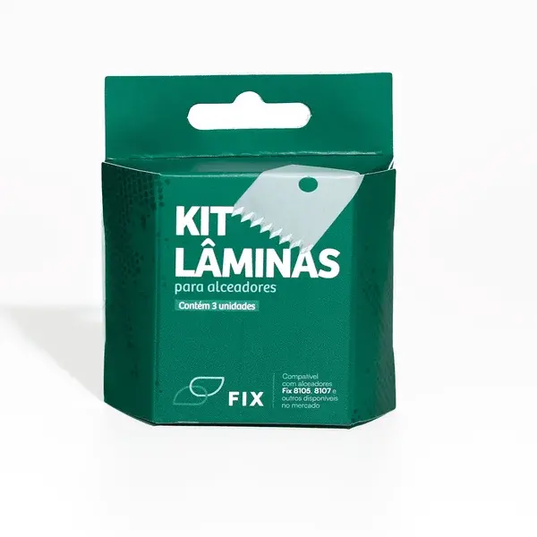 Kit 3 Lâminas de Substituição para Alceador Fix SC8105/8107